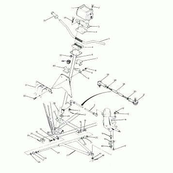 STEERING ASSEMBLY BIG BOSS 4X6 (4919801980011A)