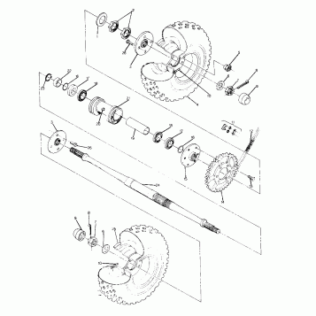 REAR WHEEL DRIVE ASSEMBLY UPDATED 2-91 BIG BOSS 4X6 (4919801980021A)