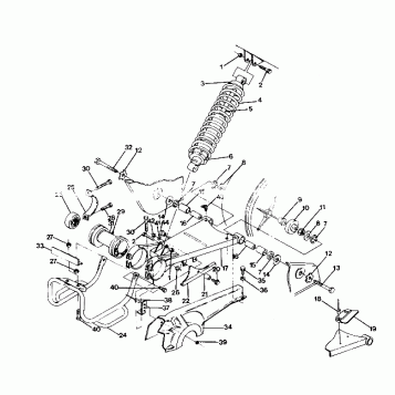 SWING ARM WLDMT (MIDDLE) BIG BOSS 4X6 UPDATED 2-91 (4919801980026A)