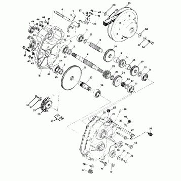GEARCASE ASSEMBLY BIG BOSS 4X6 (4919801980029A)