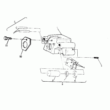 REAR BRAKE ASSEMBLY  BIG BOSS 4X6 (4919801980035A)