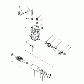 OIL PUMP ASSEMBLY BIG BOSS 4X6 (4919801980039A)