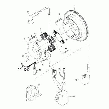MAGNETO ASSEMBLY BIG BOSS 4X6 (4919801980042A)
