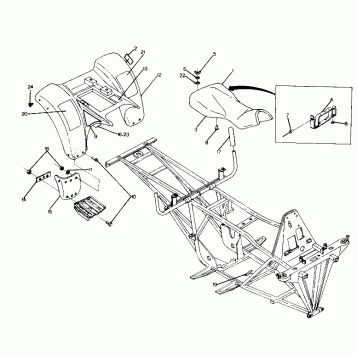 REAR CAB ASSEMBLY 6X6 (4919811981002A)