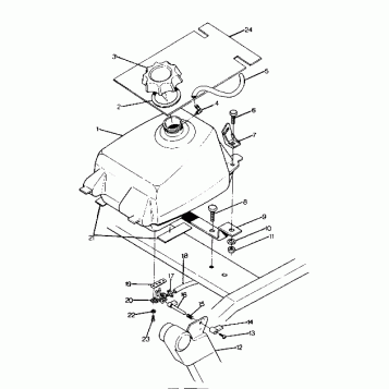 FUEL TANK ASSEMBLY 6X6 UPDATED 2-91 (4919811981004A)