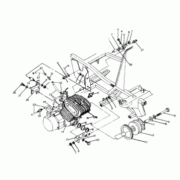 ENGINE MOUNTING 6X6 (4919811981006A)
