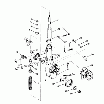 FRONT STRUT ASSEMBLY  6X6  UPDATE 2-91 (4919811981010A)