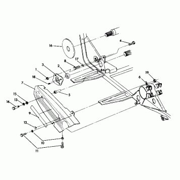 RIGHT HAND CHAIN COVER ASSEMBLY 6X6 (4919811981031A)