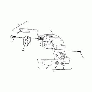 REAR BRAKE ASSEMBLY 6X6 (4919811981038A)