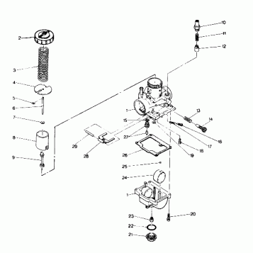 CARBURETOR ASSEMBLY 6X6 (4919811981046A)