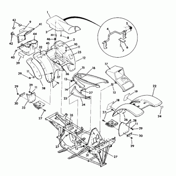 BODY ASSEMBLY    350 2X4 - Update (4919821982001A)