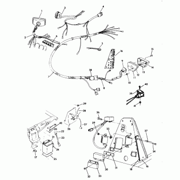 WIRING HARNESS 350 2X4 - Update (4919821982029A)