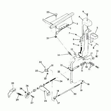 SHIFT LINKAGE ASSEMBLY 350 2X4 - Update (4919821982032A)