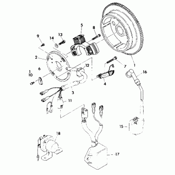 MAGNETO ASSEMBLY   350 2X4 - Update (4919821982041A)