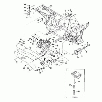 ENGINE/MUFFLER MOUNTING 350 4X4 - Update (4919831983005A)