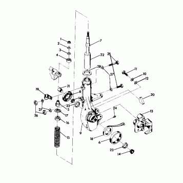 STRUT ASSEMBLY  350 4X4 - Update (4919831983019A)