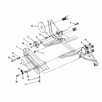 RH CHAIN COVER ASSEMBLY  350 4X4 - Update (4919831983031A)