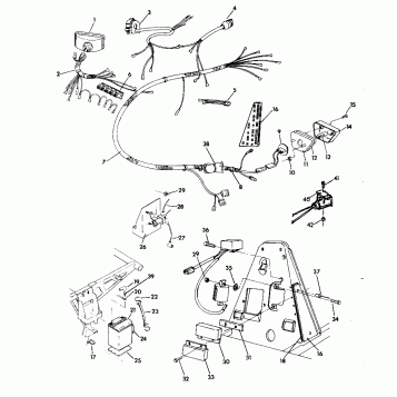 WIRING HARNESS  350 4X4 - Update (4919831983035A)