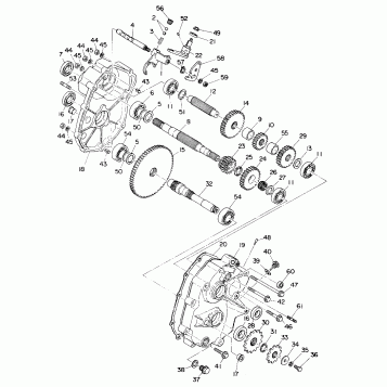 GEARCASE ASSEMBLY 4X4 (4919831983037A)