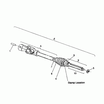 CV JOINT 350 4X4 - Update (4919831983052A)
