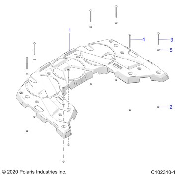 BODY, REAR RACK and COVER - A24SHR57AM (C102310-1)