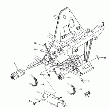 FRONT DRIVE ASSEMBLY 350 4X4 / W928139 (4922832283010A)