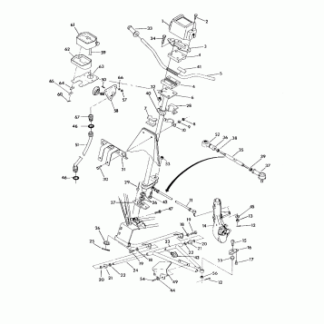 STEERING ASSEMBLY 350 4X4 / W928139 (4922832283013A)