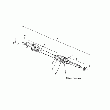 CV JOINT 350 4X4 / W928139 (4922832283017A)