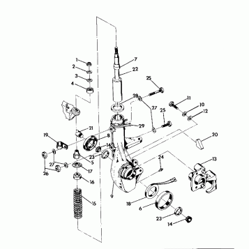 STRUT ASSEMBLY 350 4X4 / W928139 (4922832283018A)