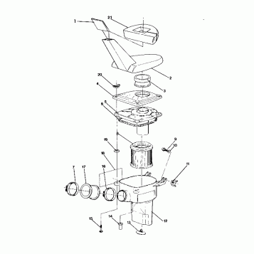 AIR BOX ASSEMBLY 350 4X4 / W928139 (4922832283023A)