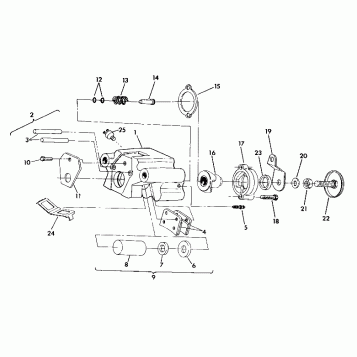 REAR BRAKE ASSEMBLY 350 4X4 / W928139 (4922832283029A)