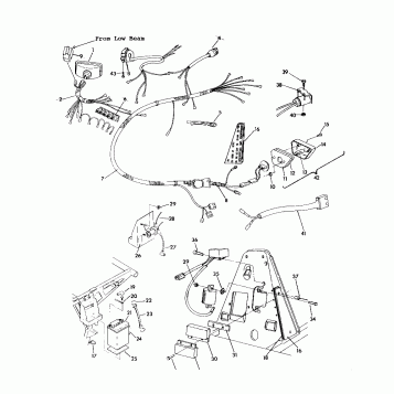 WIRING HARNESS 350 4X4 / W928139 (4922832283031A)