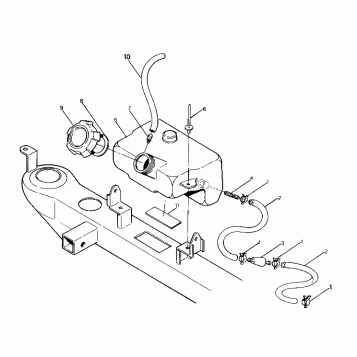 OIL TANK ASSEMBLY 250 6x6 / W928727 (4922842284005A)