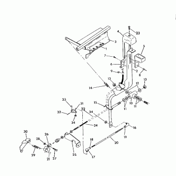 SHIFT LINKAGE ASSEMBLY 250 6x6 / W928727 (4922842284010A)