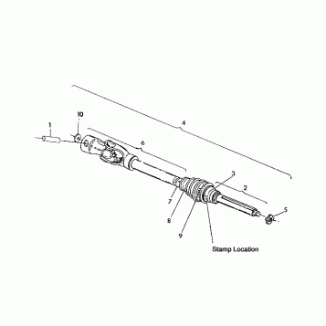 CV JOINT 250 6x6 / W928727 (4922842284011A)