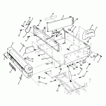 UTILITY DUMP BOX ASSEMBLY 250 6x6 / W928727 (4922842284019A)