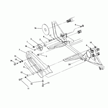 RH CHAIN COVER ASSEMBLY 250 6x6 / W928727 (4922842284030A)