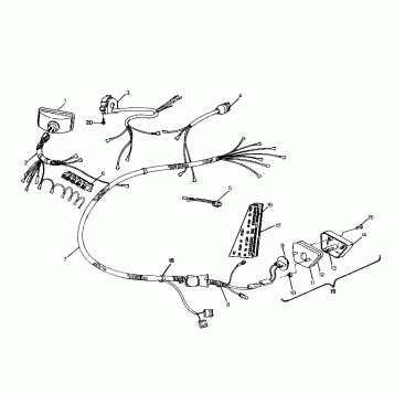 WIRING HARNESS 250 6x6 / W928727 (4922842284035A)