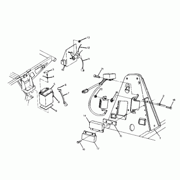 BATTERY BOX ASSEMBLY 250 6x6 / W928727 (4922842284036A)