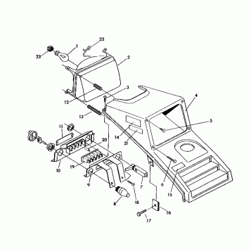 HEADLIGHT ASSEMBLY Trail Blazer / W927221 (4922852285007A)