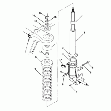 STRUT ASSEMBLY Trail Blazer / W927221 (4922852285008A)