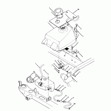 FUEL TANK ASSEMBLY Trail Blazer / W927221 (4922852285009A)