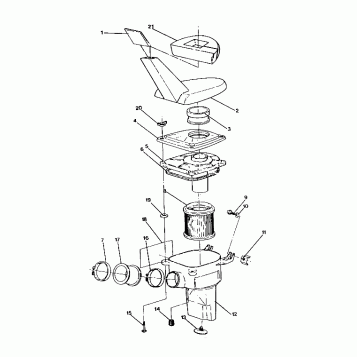 AIR BOX ASSEMBLY Trail Blazer / W927221 (4922852285019A)