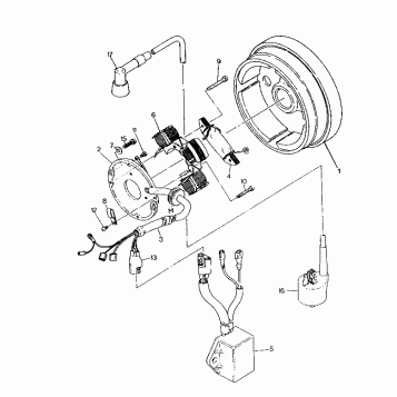 MAGNETO ASSEMBLY Trail Blazer / W927221 (4922852285036A)