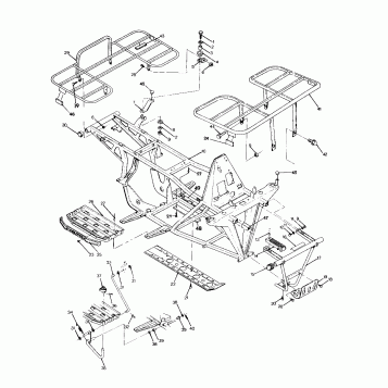 FRAME ASSEMBLY w/ RACKS 250 2X4/W927527 (4922862286003A)