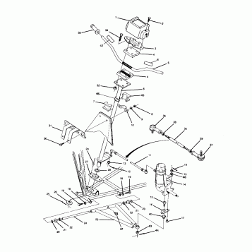 STEERING ASSEMBLY 250 2X4 / W927527 (4922862286011A)