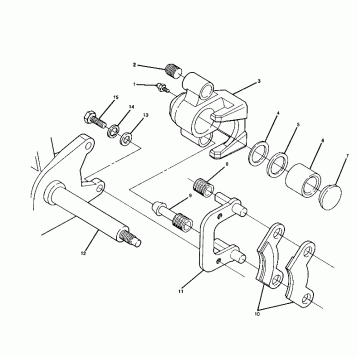 FRONT BRAKE ASSEMBLY 250 2X4 / W927527 (4922862286016A)