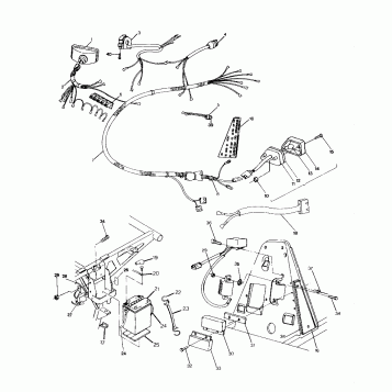 WIRING HARNESS 250 2X4/W927527 (4922862286027A)