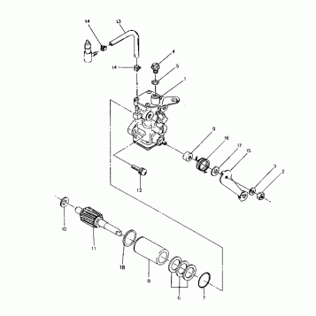 OIL PUMP ASSEMBLY 250 2X4/W927527 (4922862286035A)