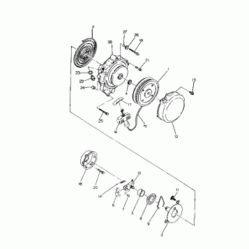 RECOIL STARTER ASSEMBLY 250 2X4/W927527 (4922862286039A)
